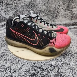 Nike Kobe 10 X Elite Mambacurial Pink Flyknit Mamba 747212-010 Men’s Size 11